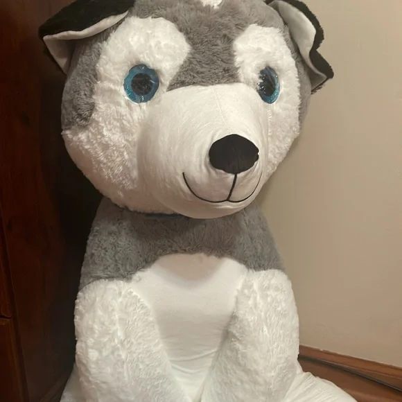 Huge Plush Husky
